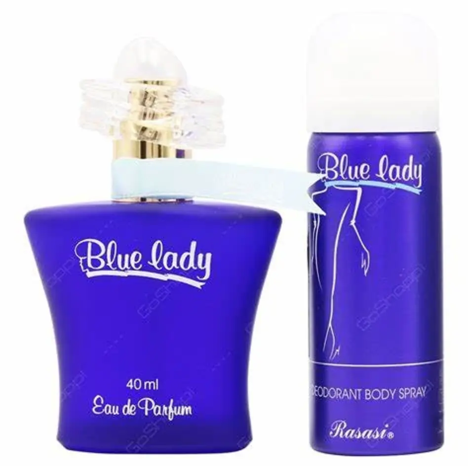 Rasasi Blue Lady Edp 40ml + Rasasi Blur Body Spray